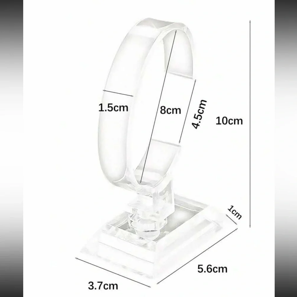 2 pack Clear Bracelet Display Stand, Watch Display Stand, Jewelry Storage Stand